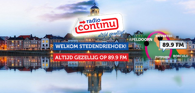 Continu nu ook in Deventer via FM 89.9