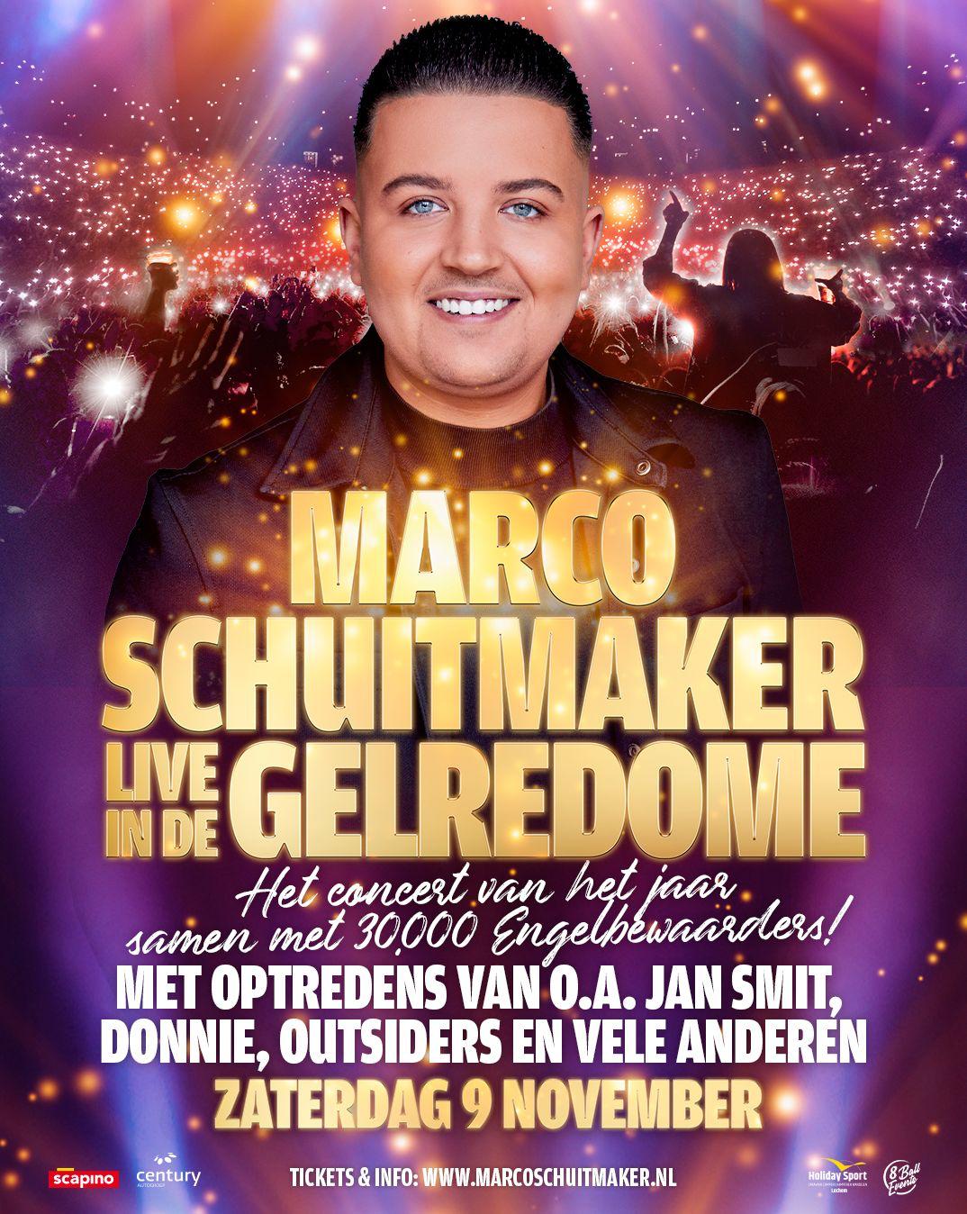 Marco Schuitmaker Live in de Gelredome, Arnhem!