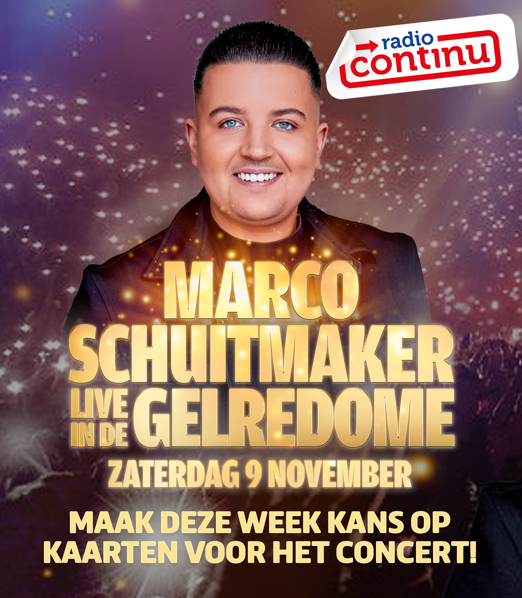 WIN: KAARTEN VOOR CONCERT MARCO SCHUITMAKER (WEEK 43)