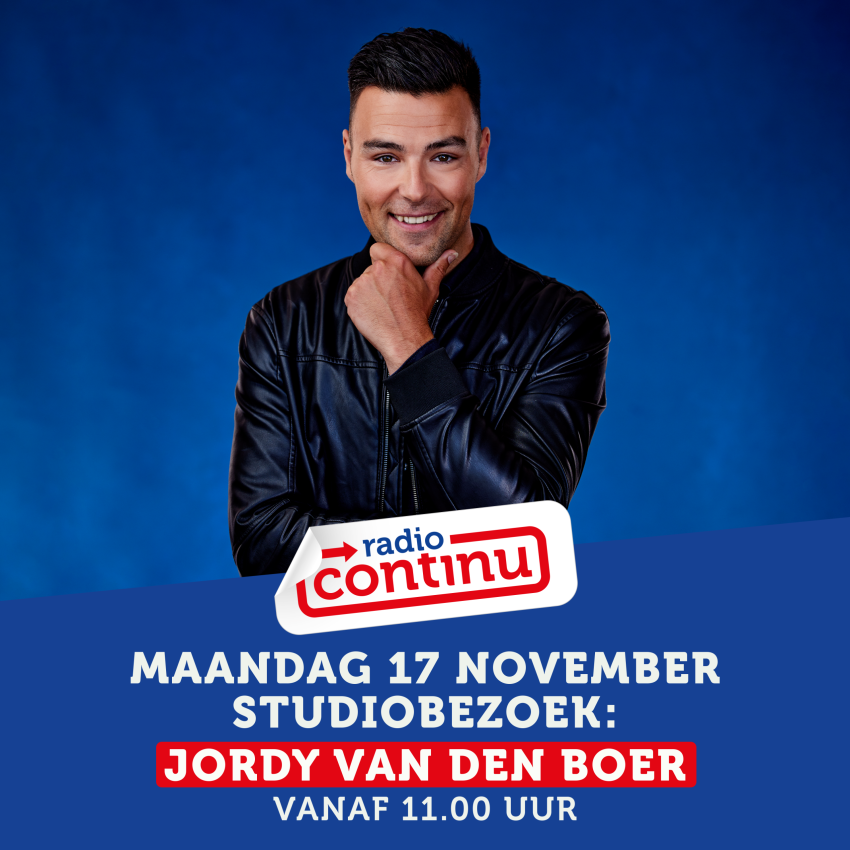 TE GAST: JORDY VAN DEN BOER