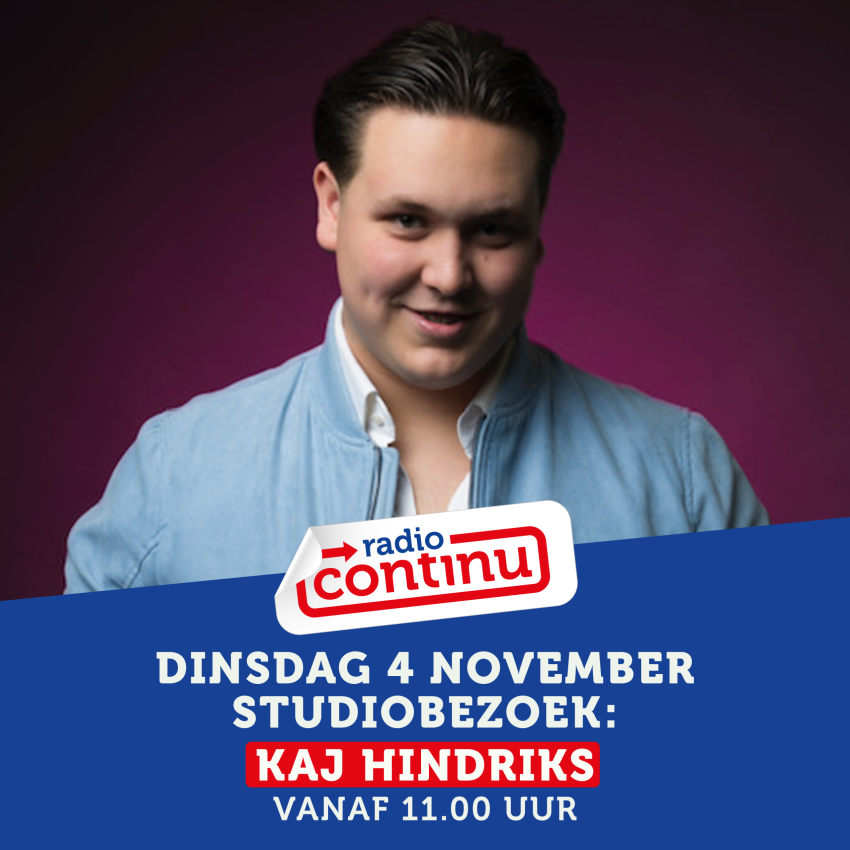 TE GAST: KAJ HINDRIKS