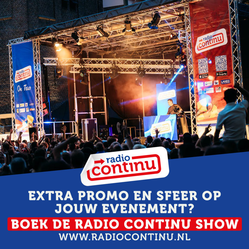BOEK NU: RADIO CONTINU SHOW