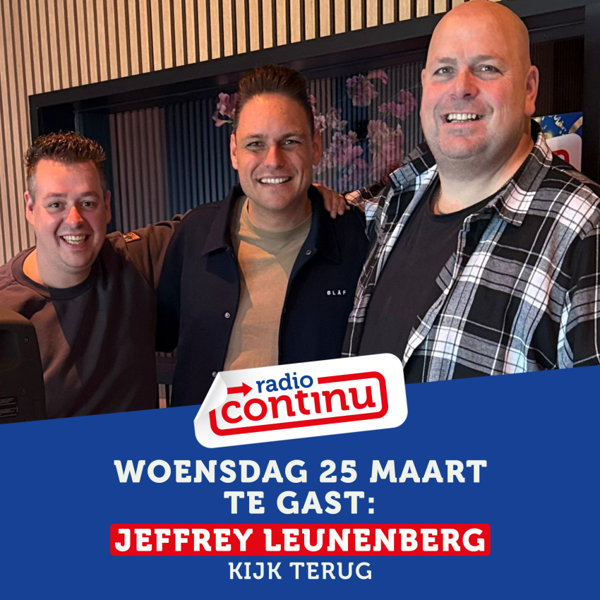 TE GAST: JEFFREY LEUNENBERG (KIJK TERUG)