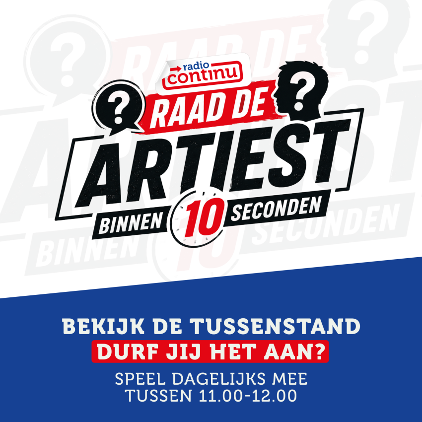 RAAD DE ARTIEST BINNEN 10 SECONDEN
