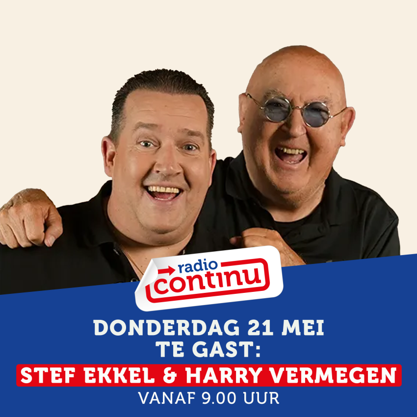 TE GAST: STEF EKKEL EN HARRY VERMEGEN